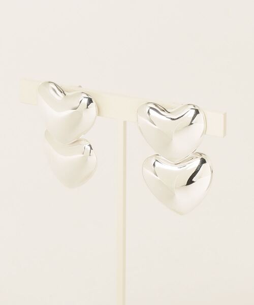 セール】ANNIKA INEZ Dual Voluptuous Heart Earrings アニカ