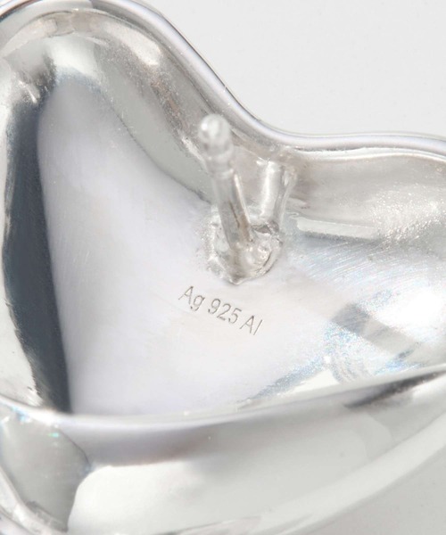 ANNIKA INEZ（アニカイネズ）の「ANNIKA INEZ Dual Voluptuous Heart Earrings アニカ イネズ デュアル ボラプチュアス ピアス（ピアス（両耳用）・レディース・シルバー・FREE）」の6枚目の写真