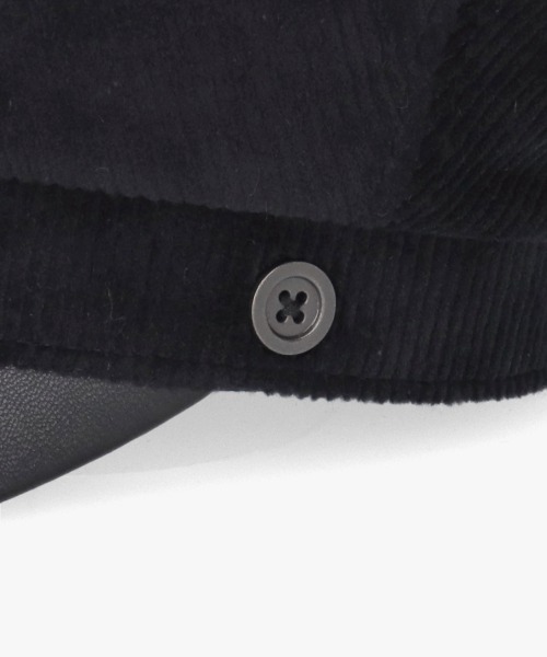 OVERRIDE（オーバーライド）の「OVERRIDE  REC CORDUROY MARIN CAS SG / オーバーライド（キャスケット・レディース・ブラック/ブラウン/ライトベージュ・58cm）」の9枚目の写真