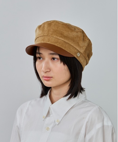 OVERRIDE（オーバーライド）の「OVERRIDE  REC CORDUROY MARIN CAS SG / オーバーライド（キャスケット・レディース・ブラック/ブラウン/ライトベージュ・58cm）」の22枚目の写真