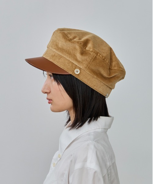 OVERRIDE（オーバーライド）の「OVERRIDE  REC CORDUROY MARIN CAS SG / オーバーライド（キャスケット・レディース・ブラック/ブラウン/ライトベージュ・58cm）」の21枚目の写真