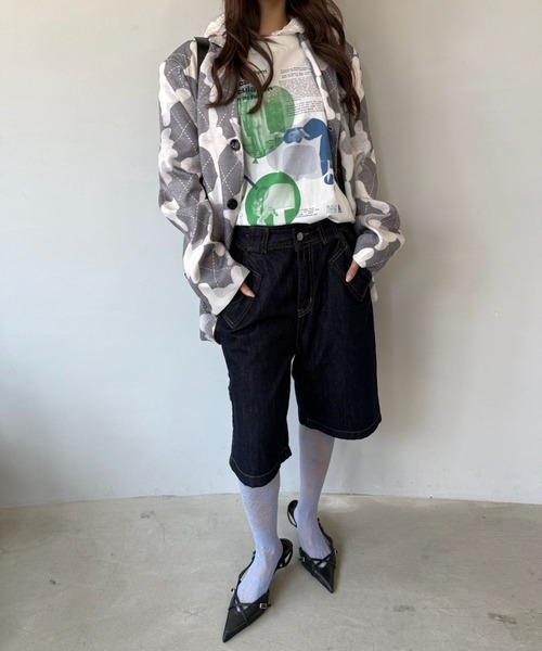 SANSeLF】 フラワーレースタイツ シアーリブ編み ニュアンスカラー