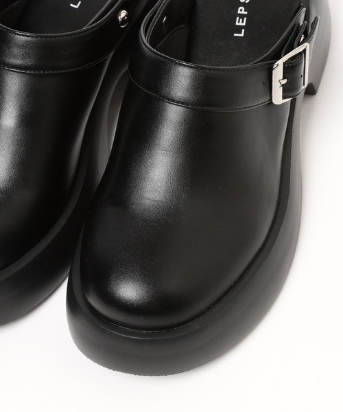 LEPSIM(レプシィム)の「2WAYベルト厚底サボ 578034(サンダル・レディース・ブラック/ダークブラウン・MEDIUM/LARGE)」の11枚目の写真