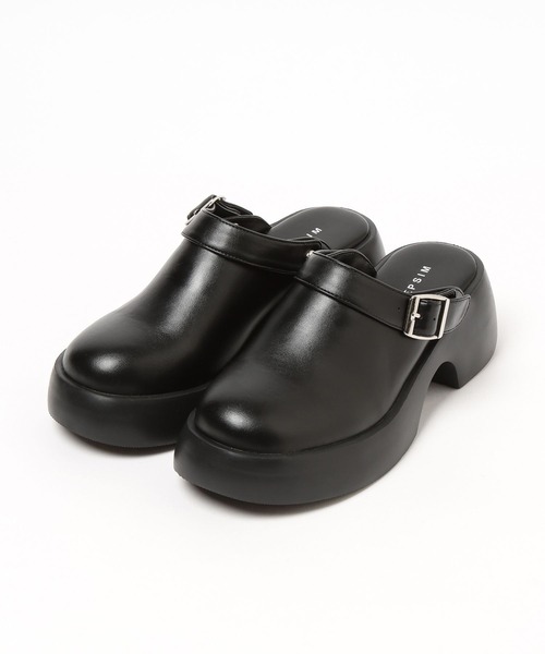 SOLARIS&CO. / ボトム/38/ナイロン/BLK/無地/21SS02009 2WAYベルト厚底サボ 578034（サンダル）｜LEPSIM（レプシィム）の