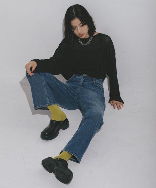 サボ　2枚 2WAYベルト厚底サボ 578034（サンダル）｜LEPSIM（レプシィム）の