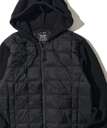 TAION（タイオン）の「【TAION/タイオン】W-ZIP FRONT DOWN HOODIE SWEAT SLEEVE / スリーブスウェット ダウンフードジャケット（ダウンジャケット/コート）」
