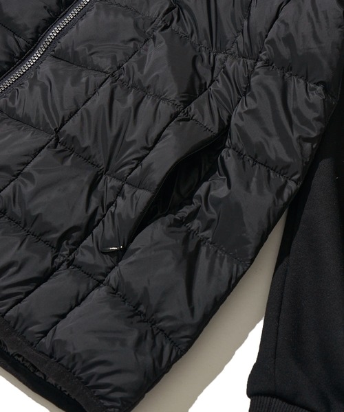 TAION(タイオン)の「【TAION/タイオン】W-ZIP FRONT DOWN HOODIE SWEAT SLEEVE / スリーブスウェット ダウンフードジャケット(ダウンジャケット/コート・メンズ・グレー/ブラック/チャコールグレー・MEDIUM/X-LARGE/LARGE)」の7枚目の写真