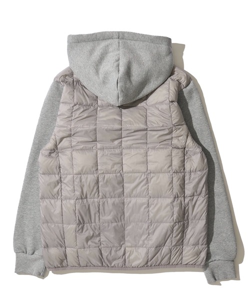TAION(タイオン)の「【TAION/タイオン】W-ZIP FRONT DOWN HOODIE SWEAT SLEEVE / スリーブスウェット ダウンフードジャケット(ダウンジャケット/コート・メンズ・グレー/ブラック/チャコールグレー・MEDIUM/X-LARGE/LARGE)」の11枚目の写真