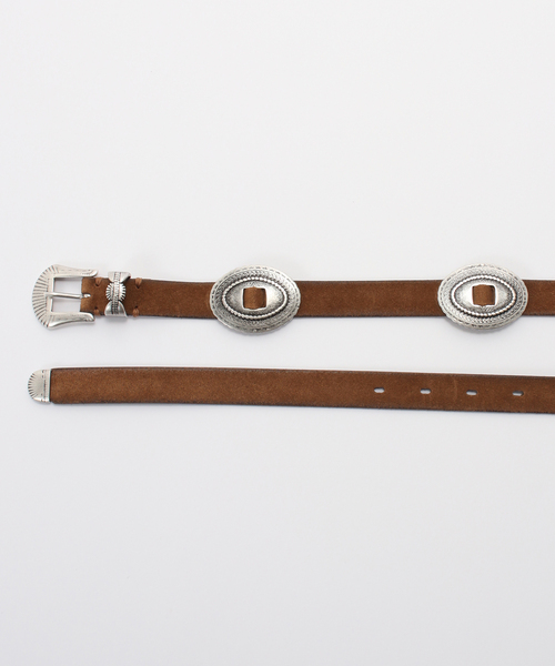 PUNTOVITA/プントヴィータ】CONCHO SUEDE BELT（ベルト