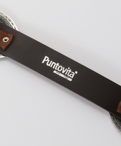 PUNTOVITA/プントヴィータ】CONCHO SUEDE BELT（ベルト