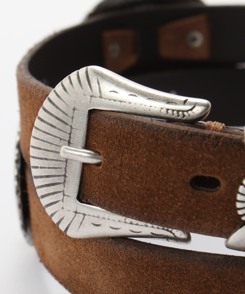 PUNTOVITA/プントヴィータ】CONCHO SUEDE BELT（ベルト