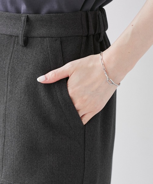 ROPE' PICNIC（ロペピクニック）の「ベイカーワイドパンツ/通勤対応（その他パンツ・レディース・ネイビー/グレー/チャコールグレー・L/M/S）」の17枚目の写真