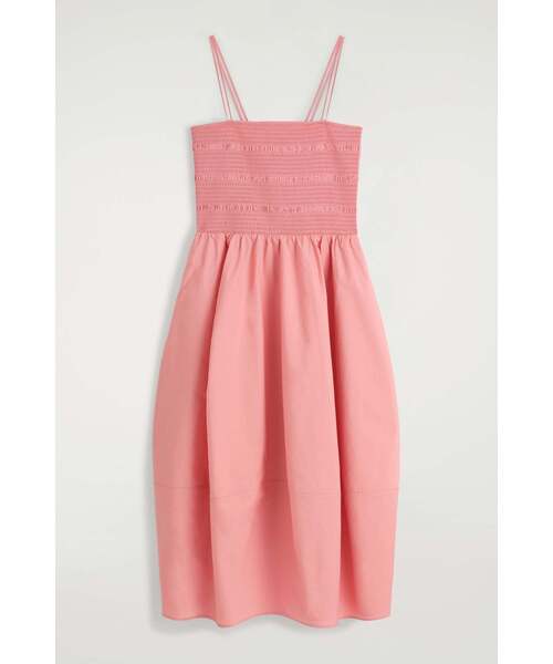 COS（コス）の「スモックミディドレス（ワンピース・レディース・ネイビー/ピンク/ライトグリーン・S/XS/M/L）」の13枚目の写真