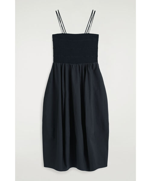 COS（コス）の「スモックミディドレス（ワンピース・レディース・ネイビー/ピンク/ライトグリーン・S/XS/M/L）」の8枚目の写真