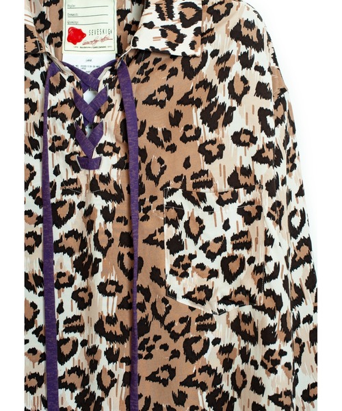 SEVESKIG(セヴシグ)の「SEVESKIG/セブシグ/LEOPARD SHIRTS_SH-SV-NRS-1002(シャツ/ブラウス・メンズ・その他・SMALL/MEDIUM/LARGE/X-LARGE)」の3枚目の写真