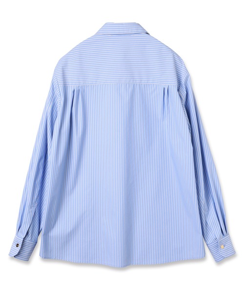 CULLNI(クルニ)の「Stripe Bow Tie Shirt(シャツ/ブラウス・メンズ・サックスブルー/ブルー・2/1/0)」の15枚目の写真