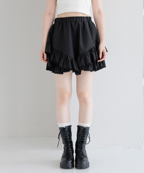 Heather イレヘムフリルスカート 楽天市場】【SALE／30%OFF】イレヘムフリルスカート Heather