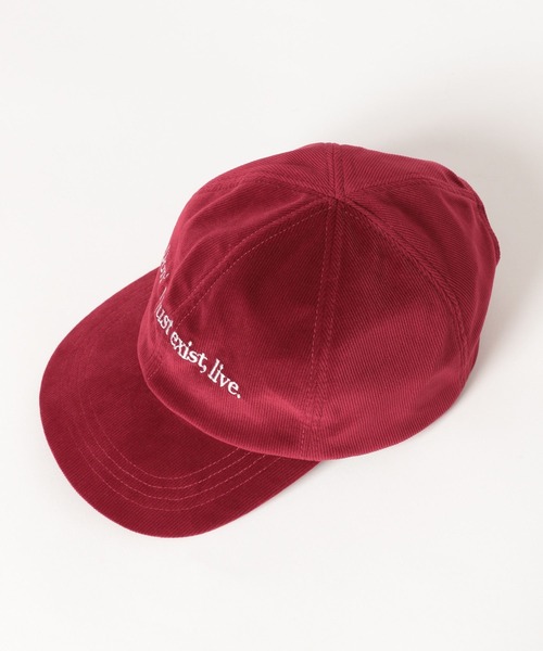 BAYFLOW(ベイフロー)の「コーデュロイ刺繍キャップ(キャップ・レディース・ボルドー/ブラウン/ライトベージュ・FREE)」の7枚目の写真