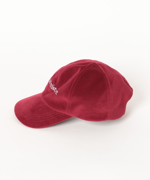 BAYFLOW(ベイフロー)の「コーデュロイ刺繍キャップ(キャップ・レディース・ボルドー/ブラウン/ライトベージュ・FREE)」の8枚目の写真