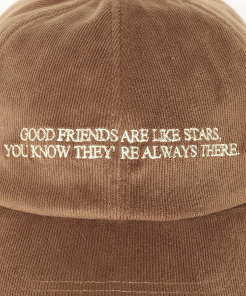 BAYFLOW(ベイフロー)の「コーデュロイ刺繍キャップ(キャップ・レディース・ボルドー/ブラウン/ライトベージュ・FREE)」の15枚目の写真