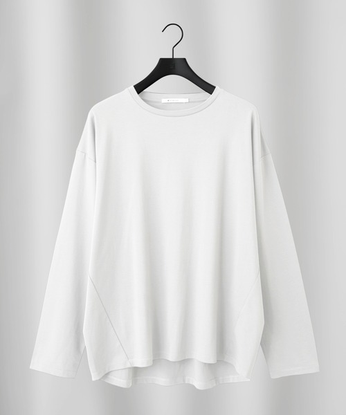 COLONY 2139(コロニートゥーワンスリーナイン)の「フェードコットンラウンドヘム長袖TEE(Tシャツ/カットソー・メンズ・グレー/ブラック/ホワイト・MEDIUM/LARGE)」の2枚目の写真