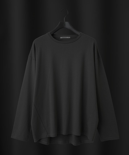 COLONY 2139(コロニートゥーワンスリーナイン)の「フェードコットンラウンドヘム長袖TEE(Tシャツ/カットソー・メンズ・グレー/ブラック/ホワイト・MEDIUM/LARGE)」の1枚目の写真