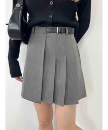 WEGO | サイドプリーツベルトスカート(スカート)