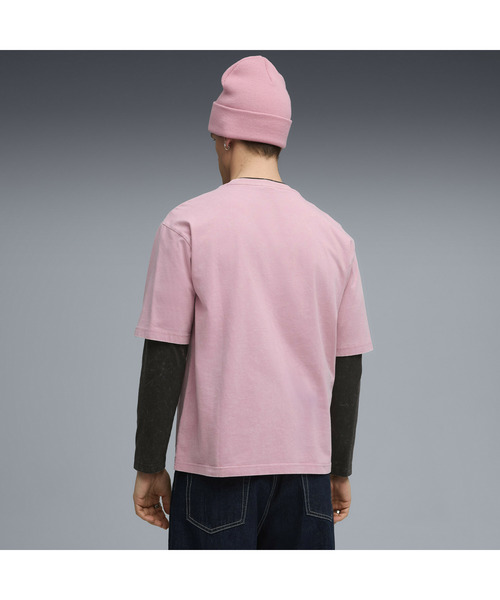 PUMA（プーマ）の「PUMA プーマ メンズ グラフィック パラダイス マインドセット ウォッシュド（Tシャツ/カットソー・メンズ・ブラック/ダークグリーン/ライトピンク・MEDIUM/X-LARGE/LARGE/SMALL/XX-LARGE）」の4枚目の写真