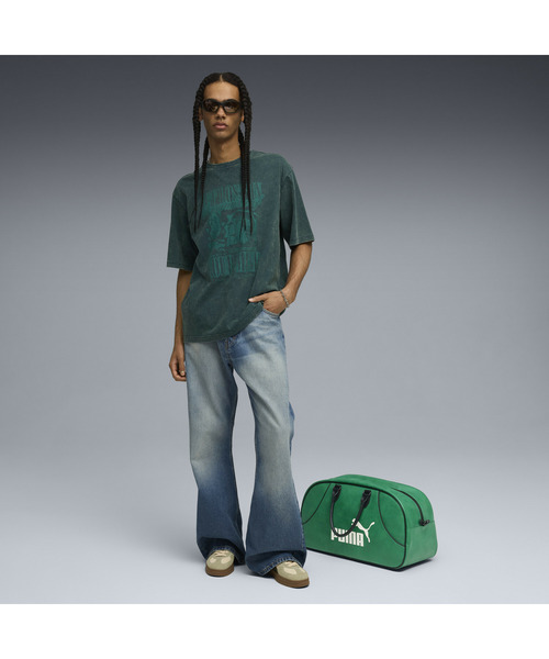 PUMA（プーマ）の「PUMA プーマ メンズ グラフィック パラダイス マインドセット ウォッシュド（Tシャツ/カットソー・メンズ・ブラック/ダークグリーン/ライトピンク・MEDIUM/X-LARGE/LARGE/SMALL/XX-LARGE）」の9枚目の写真