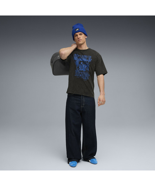 PUMA（プーマ）の「PUMA プーマ メンズ グラフィック パラダイス マインドセット ウォッシュド（Tシャツ/カットソー・メンズ・ブラック/ダークグリーン/ライトピンク・MEDIUM/X-LARGE/LARGE/SMALL/XX-LARGE）」の13枚目の写真