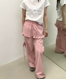 完売Auntie Rosa ミリタリーワイドフィットカーゴパンツ Auntie Rosa｜アンティローザのカーゴパンツ（ストレート）通販