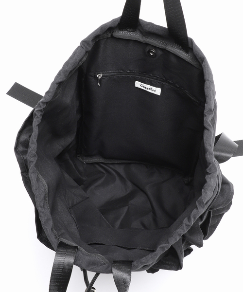 U by SPICK&SPAN（ユーバイスピックアンドスパン）の「《追加》Casselini /キャセリーニ フリルナップサック2（バックパック/リュック・レディース・ブラック・FREE）」の10枚目の写真