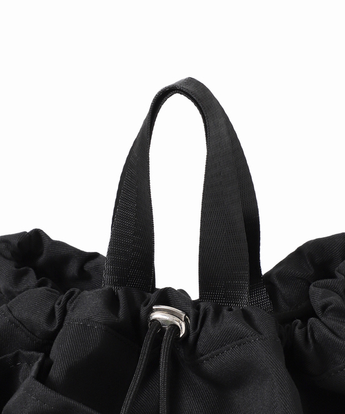 U by SPICK&SPAN（ユーバイスピックアンドスパン）の「《追加》Casselini /キャセリーニ フリルナップサック2（バックパック/リュック・レディース・ブラック・FREE）」の15枚目の写真