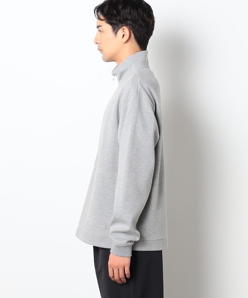 Grand PARK（グランドパーク）の「TCダンボールZIPスタンドブルゾン（スウェット・メンズ・ブラック/カーキ/グレー・MEDIUM/LARGE）」の4枚目の写真