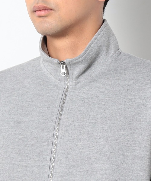 Grand PARK（グランドパーク）の「TCダンボールZIPスタンドブルゾン（スウェット・メンズ・ブラック/カーキ/グレー・MEDIUM/LARGE）」の7枚目の写真