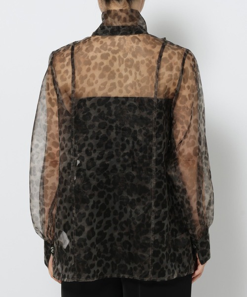 新品タグ付 HARE アソート2WAYシアーボウタイシャツ レオパード 今季完売 新品タグ付 HARE アソート2WAYシアーボウタイシャツ レオパード