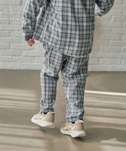 FOUND GOOD（ファウンドグッド）の「B/チェックイージーパンツ（その他パンツ・キッズ・レッド系/ブラウン系/グレー系・140cm/130cm/150cm/120cm）」の4枚目の写真