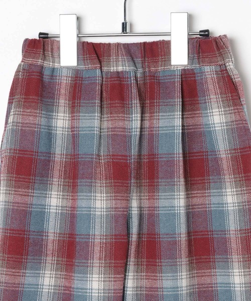 FOUND GOOD（ファウンドグッド）の「B/チェックイージーパンツ（その他パンツ・キッズ・レッド系/ブラウン系/グレー系・140cm/130cm/150cm/120cm）」の21枚目の写真