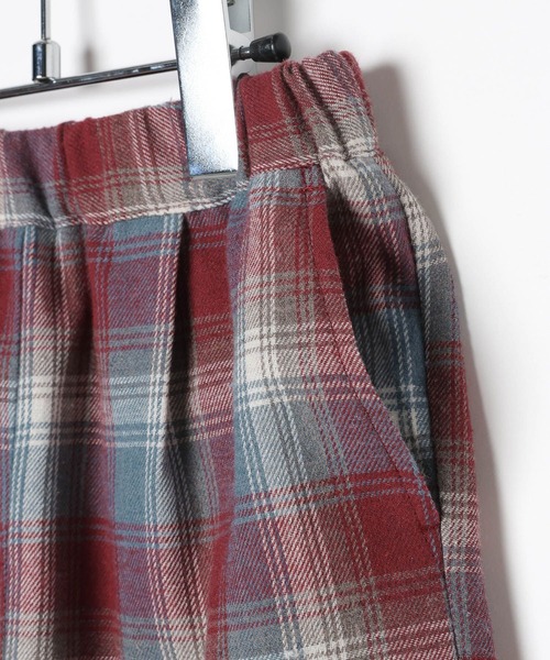 FOUND GOOD（ファウンドグッド）の「B/チェックイージーパンツ（その他パンツ・キッズ・レッド系/ブラウン系/グレー系・140cm/130cm/150cm/120cm）」の22枚目の写真