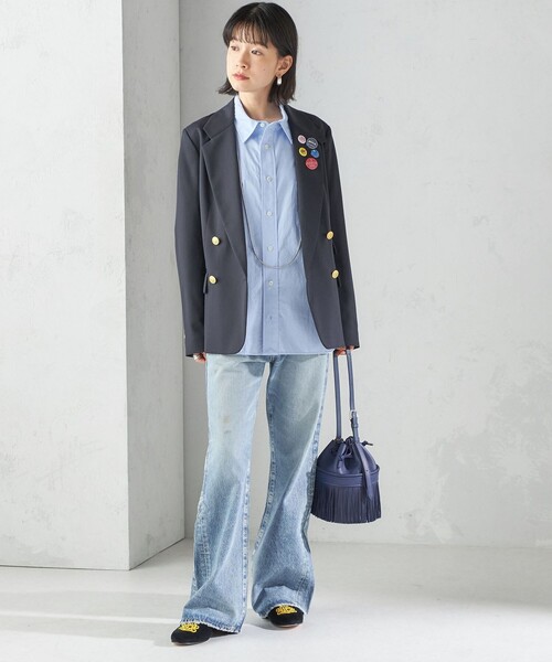 TICCA（ティッカ）の「【SHIPS別注】TICCA×manipuri:テーラード ジャケット（テーラードジャケット・レディース・ネイビー・38/36）」の22枚目の写真