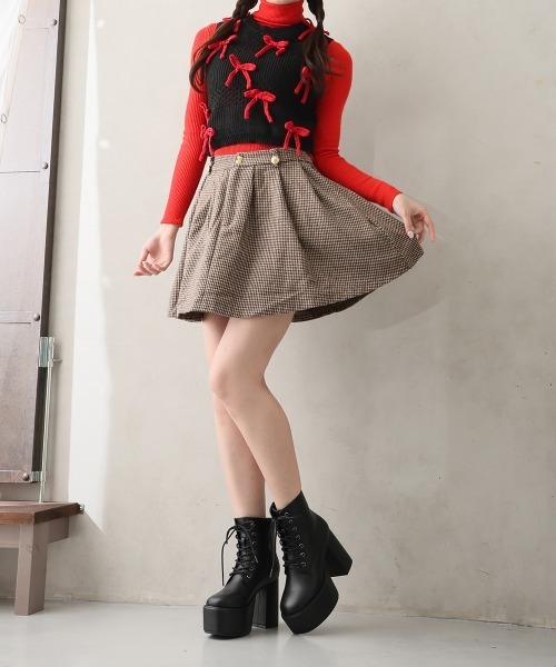 DEMETER(デメテル)の「厚底 プラットフォーム レースアップブーツ(ブーツ・レディース・ブラック・S/M/L/LL)」の9枚目の写真
