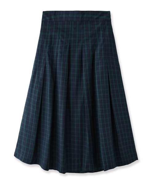 LA MARINE FRANCAISE(マリン フランセーズ)の「アソートチェックタックスカート(スカート・レディース・ブラック系/ブラック系2/ネイビー系・0/1)」の2枚目の写真