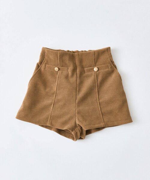 OLIVE des OLIVE（オリーブデオリーブ）の「【美脚見え◎】細見えショートパンツ（その他パンツ・レディース・ブラック/キャメル/ブラウン・FREE）」の20枚目の写真