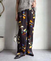 DouDou | ビッグフラワープリントパンツ(その他パンツ)