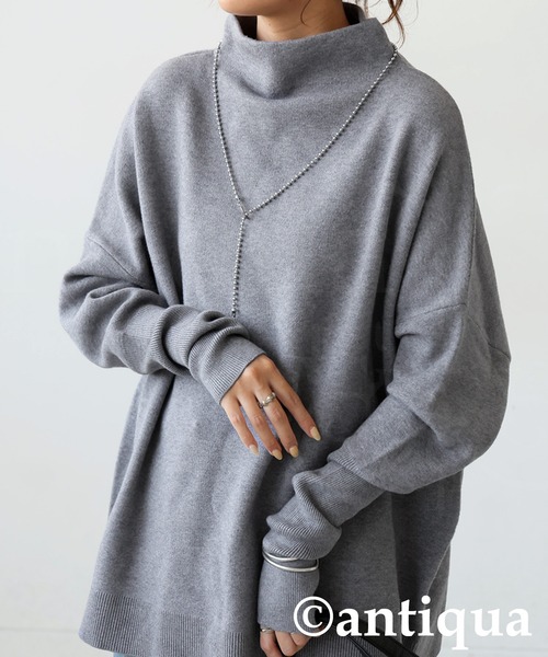 セール】ボトルネックニット（ニット/セーター）｜antiqua（アンティカ