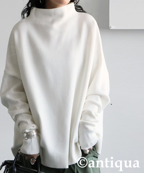 セール】ボトルネックニット（ニット/セーター）｜antiqua（アンティカ