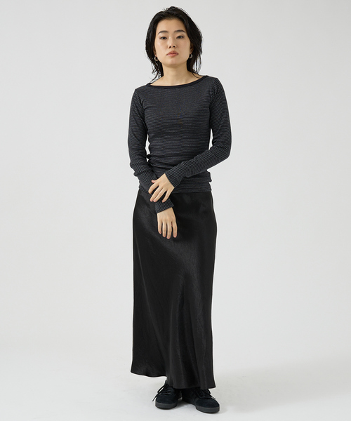 MILLER（ミラー）の「【Robert P. Miller】パネルリブボートネックTEE / ロンT / 長袖（Tシャツ/カットソー・レディース・ホワイト/ブラック/グレー/ピンク/ブラック系その他/ブラウン系その他/ブルー系その他・フリー）」の17枚目の写真