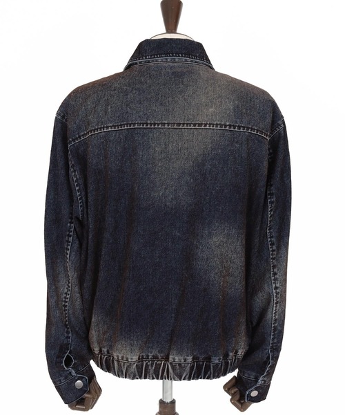 ADAM PATEK(アダムパテック)の「mj11055-velour dust jacket ブルゾン(AP2523012)(ブルゾン・メンズ・ブラック/ブラウン・1/2)」の8枚目の写真