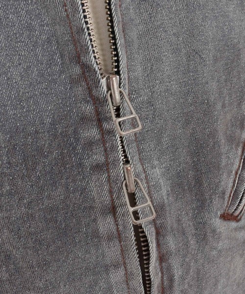 ADAM PATEK(アダムパテック)の「mj11055-velour dust jacket ブルゾン(AP2523012)(ブルゾン・メンズ・ブラック/ブラウン・1/2)」の18枚目の写真