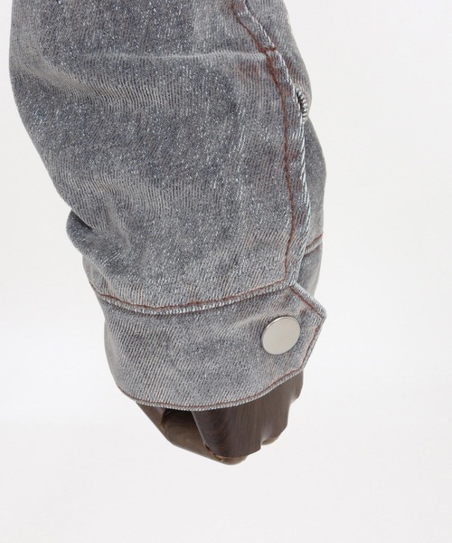 ADAM PATEK(アダムパテック)の「mj11055-velour dust jacket ブルゾン(AP2523012)(ブルゾン・メンズ・ブラック/ブラウン・1/2)」の20枚目の写真